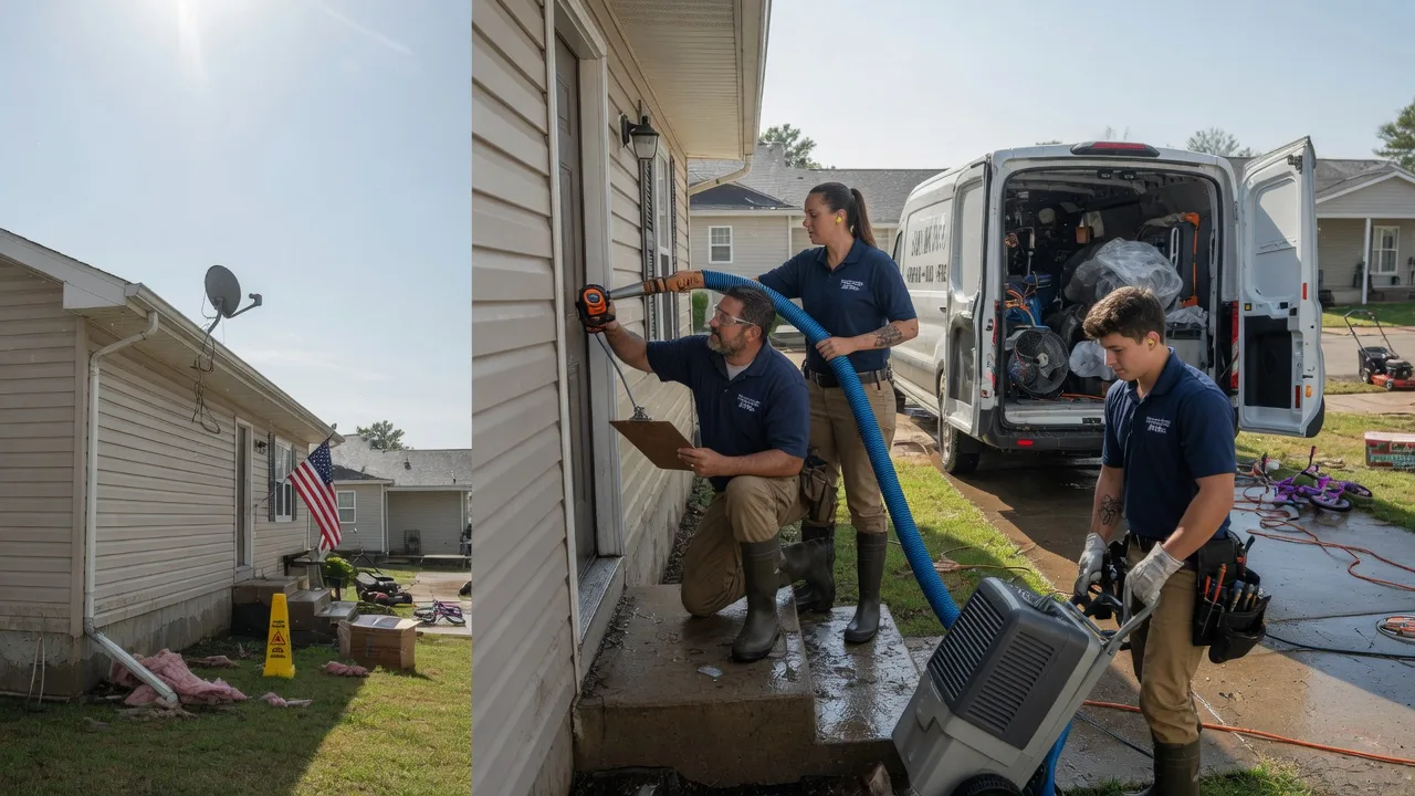 Ceiling Water Damage Restoration in Bushnell, IL near me